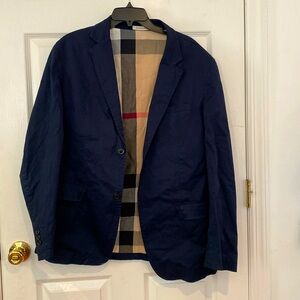 Burberry Navy size 54 blazer mens